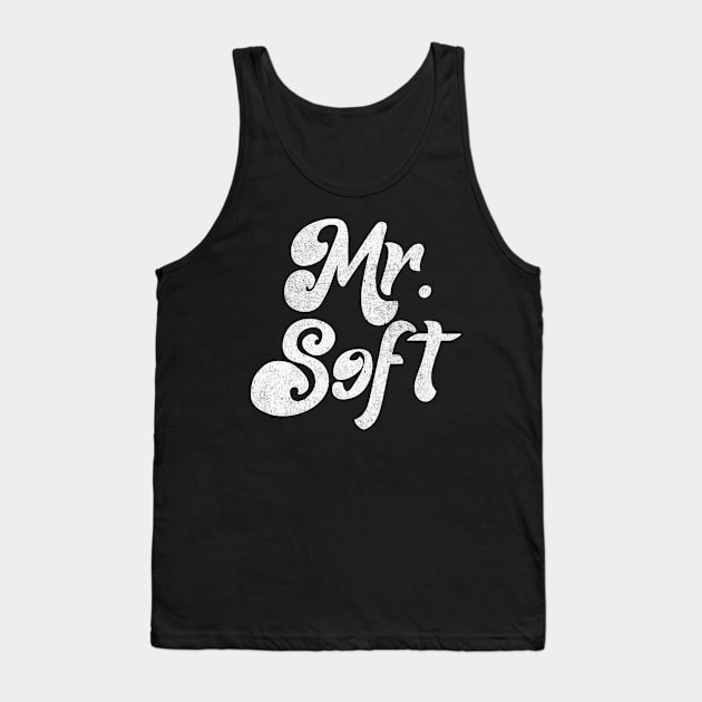 Mister Soft / Retro Style Design Tank Top by DankFutura